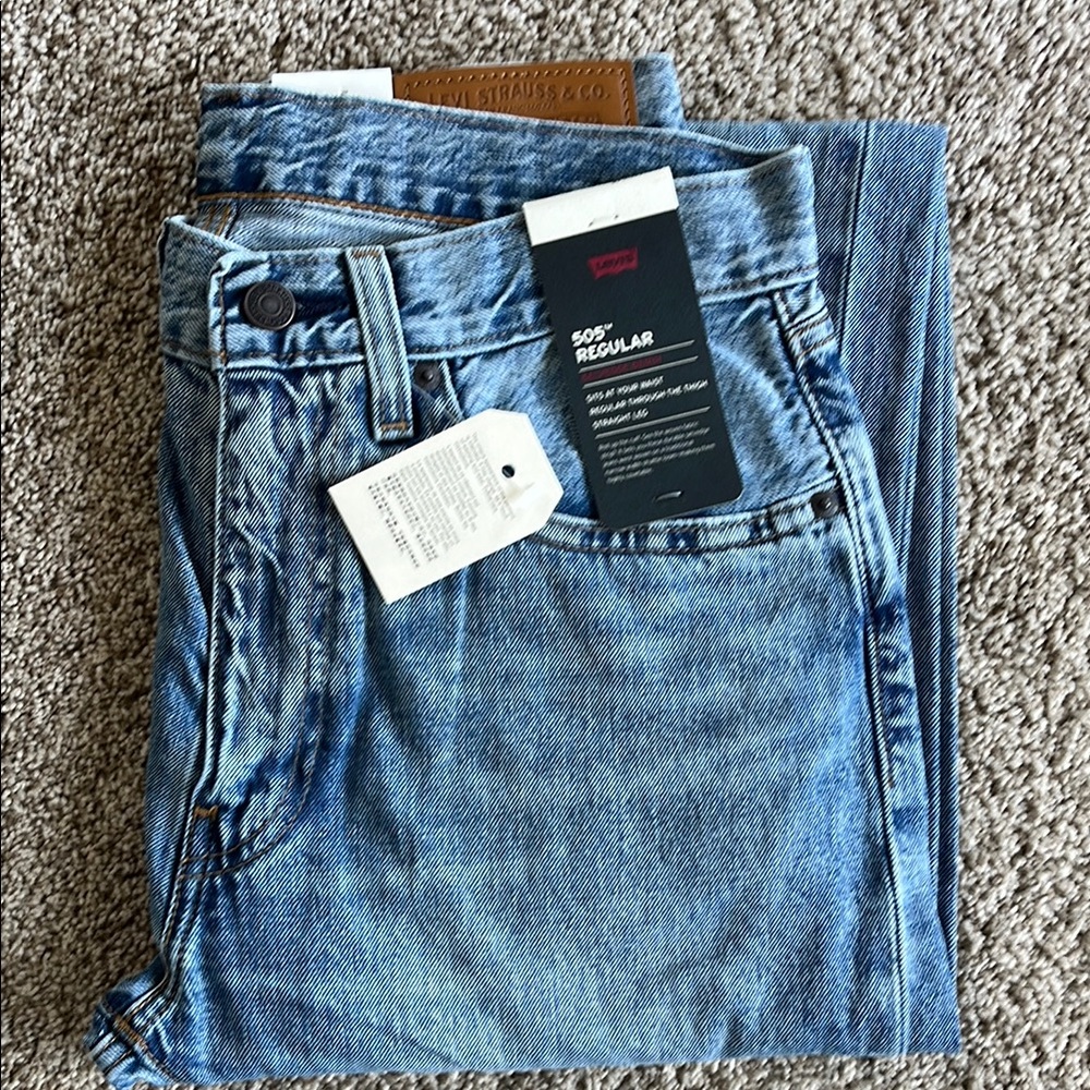 Levi's Men's 505 Regular Fit Selvedge
